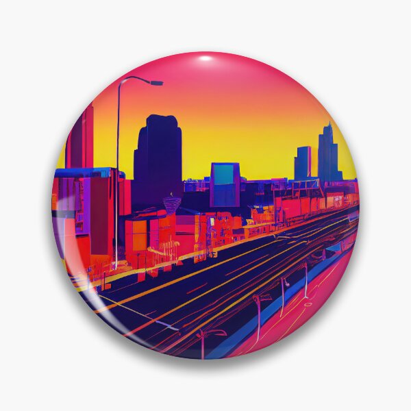Artikelvorschau, Newark Neon Vaporwave entworfen und verkauft von ComicsFactory.