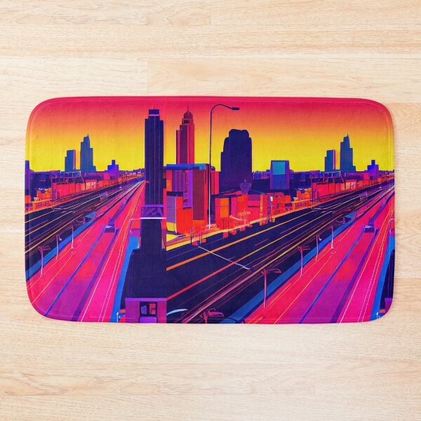 Item preview, Newark Neon Vaporwave  designed and sold by ComicsFactory.