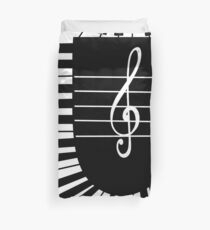 Piano keys Duvet Cover
