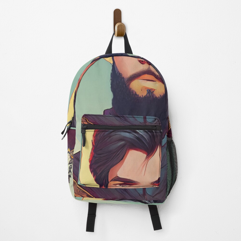 Vista previa del artículo con la obra «Mochila», diseñado y vendido por ComicsFactory.