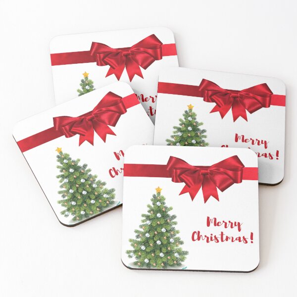 Item preview, Arvore de Natal, com laço vermelhor e a palavra merry christimas designed and sold by Mileno Frigatto.