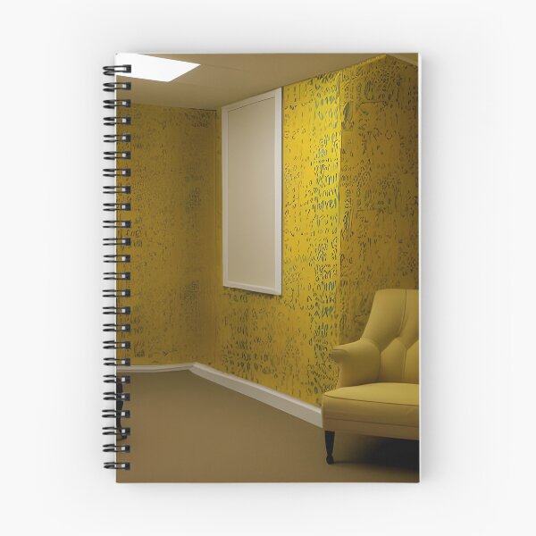 Item preview, The Backrooms - Liminal Space - Doors and Yellow Wallpaper designed and sold by DanTheManDan.