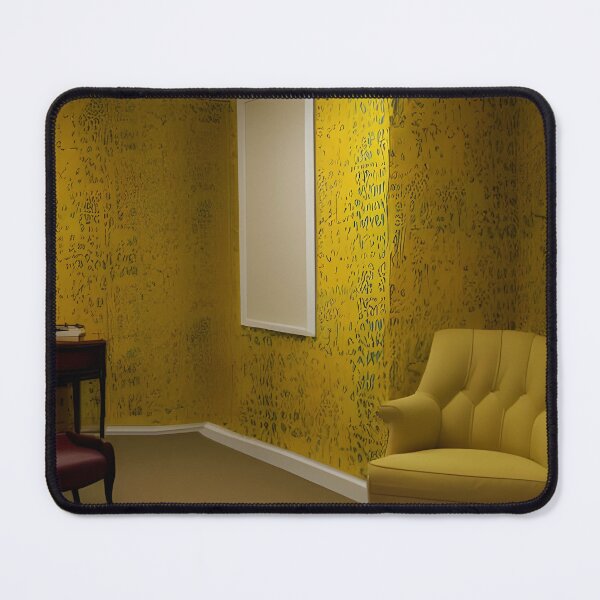 Item preview, The Backrooms - Liminal Space - Doors and Yellow Wallpaper designed and sold by DanTheManDan.