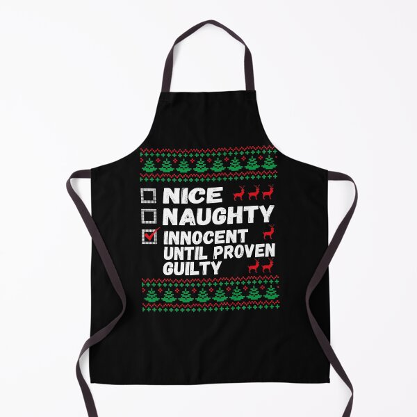 Item preview, Nice Naughty Innocent Until Proven Guilty - Naughty or Nice Christmas List designed and sold by smailjr.