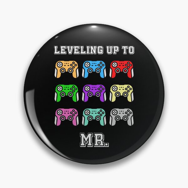 Item preview,  leveling up to Mr, comic gamer, new husband, engagement, stag night, retro controllers, vintage colours designed and sold by allycat57.