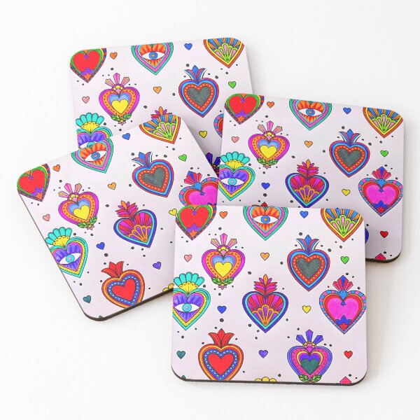 Item preview, sacred heart colorful designed and sold by edleon.