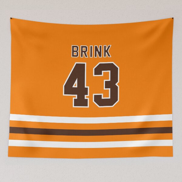 Item preview, #43 BRINK (ORANGE) designed and sold by StickerJerseys.