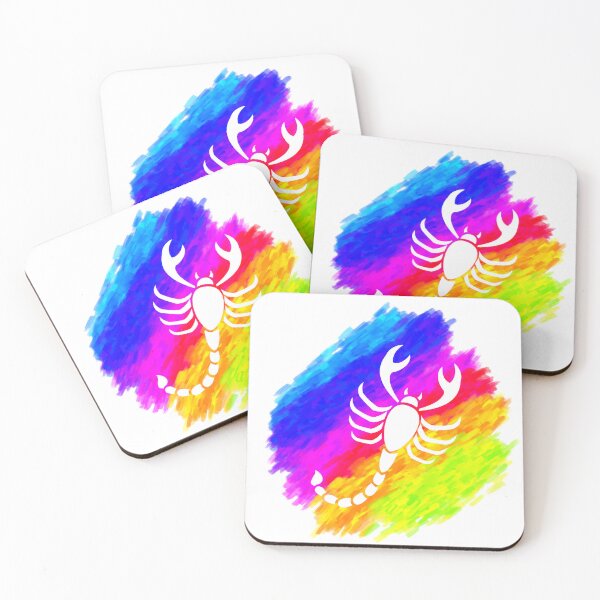 Item preview, Scorpio Zodiac Sign on Oil Paint Color Patch  designed and sold by Dewlangrial.