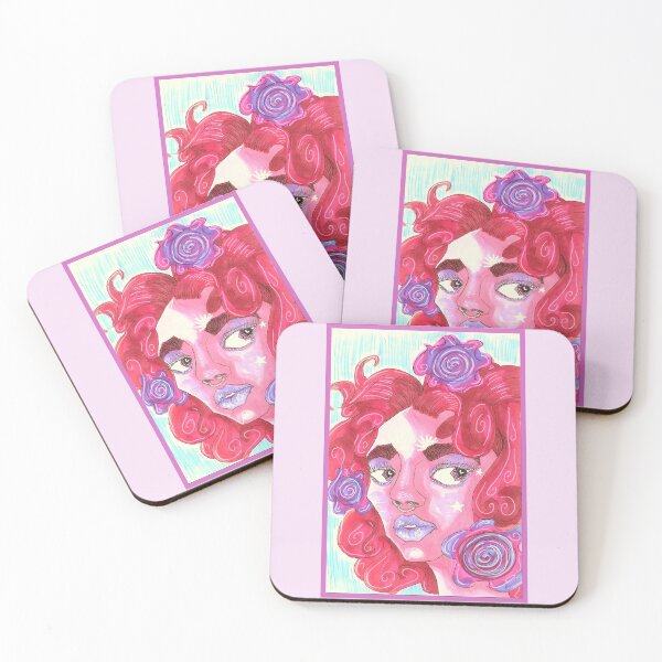 Item preview, Flower Red Hair Aesthetic Woman designed and sold by Harold-Inks.