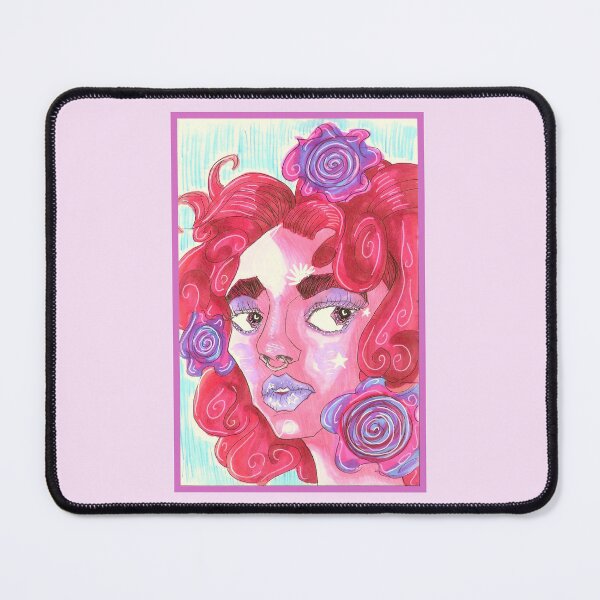 Item preview, Flower Red Hair Aesthetic Woman designed and sold by Harold-Inks.