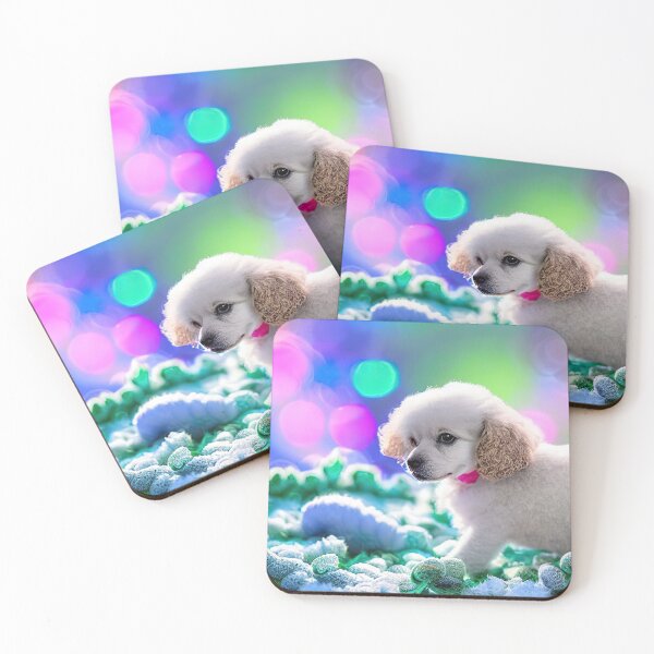 Item preview, beautiful dog portrait at christmas with fantastic colors designed and sold by Mebbotai.