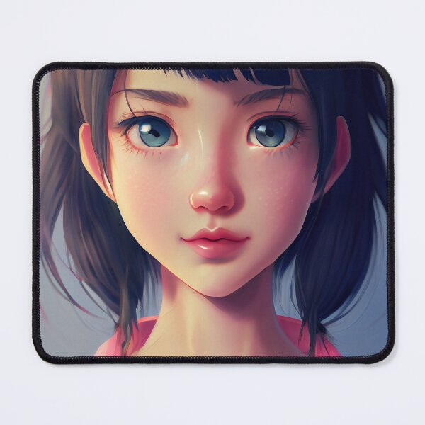 Item preview, Anime style portrait of a cute girl designed and sold by Artaverse.