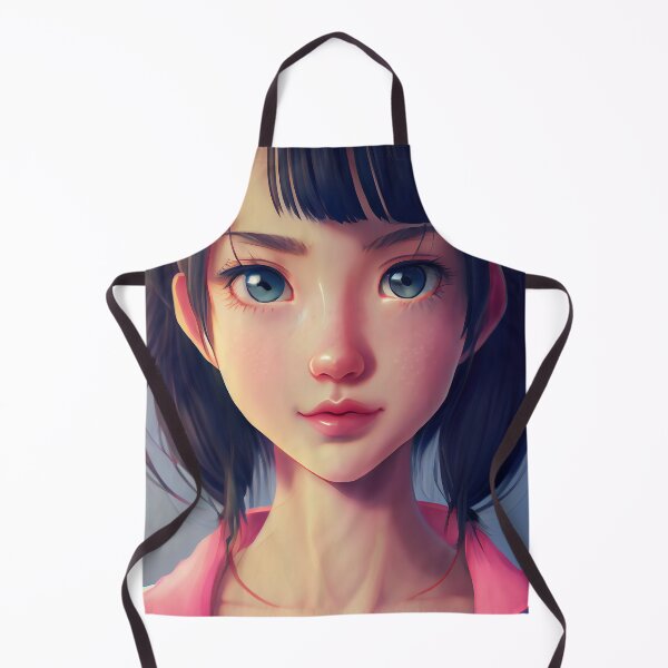 Item preview, Anime style portrait of a cute girl designed and sold by Artaverse.