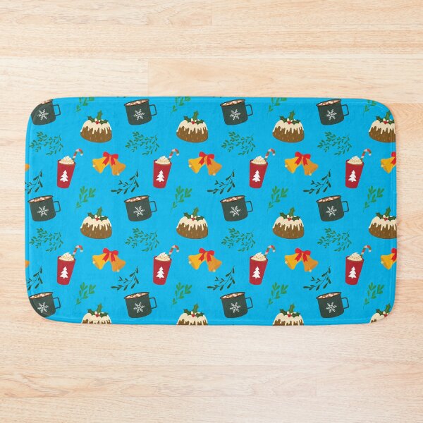 Item preview, Christmas Coffee Cake and Hot Chocolate Cocoa Print Pattern designed and sold by CharJens.