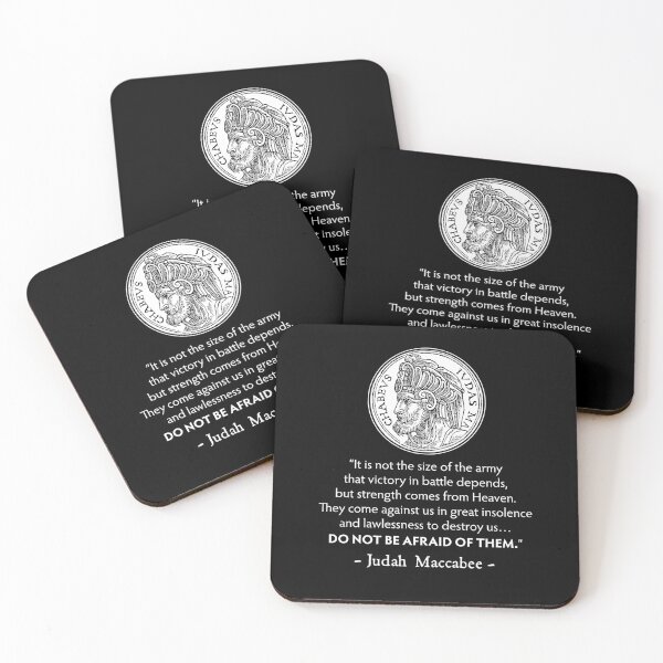 Item preview, Judah Maccabee Quote BW designed and sold by twHistory.