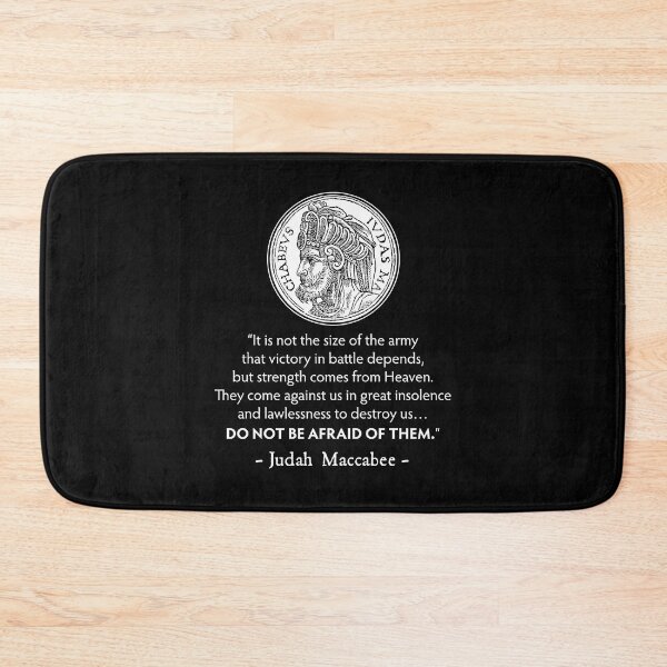 Item preview, Judah Maccabee Quote BW designed and sold by twHistory.