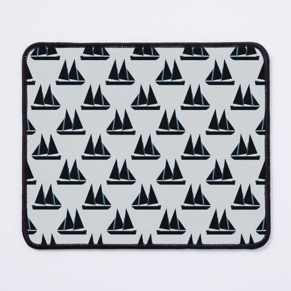 Item preview, Silver Turquoise Black Sail Boats designed and sold by ChristinasMess.