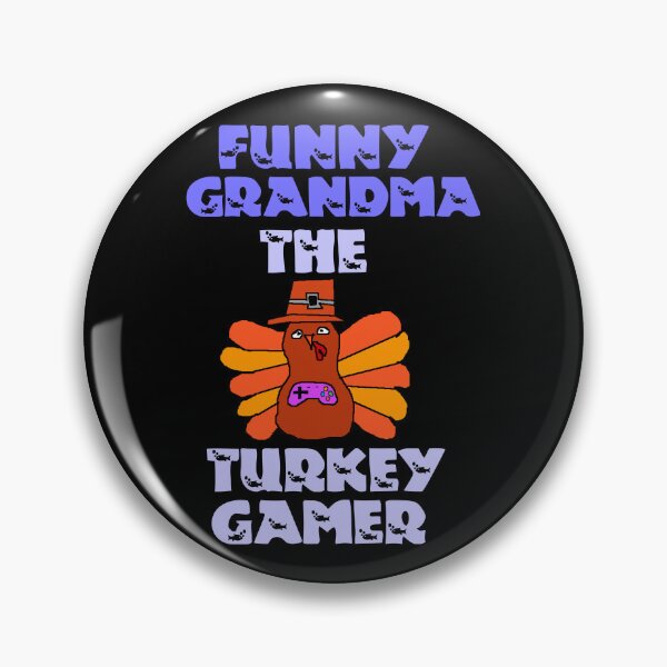 Item preview, Funny Grandma the Turkey Gamer designed and sold by Storiesforyou.