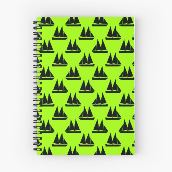 Item preview, Lime Neon Green Sail Boats designed and sold by ChristinasMess.