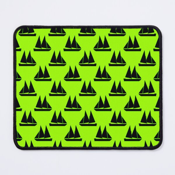 Item preview, Lime Neon Green Sail Boats designed and sold by ChristinasMess.