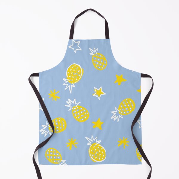 Item preview, Light Blue Starry Pineapples designed and sold by Carolina Diaz.