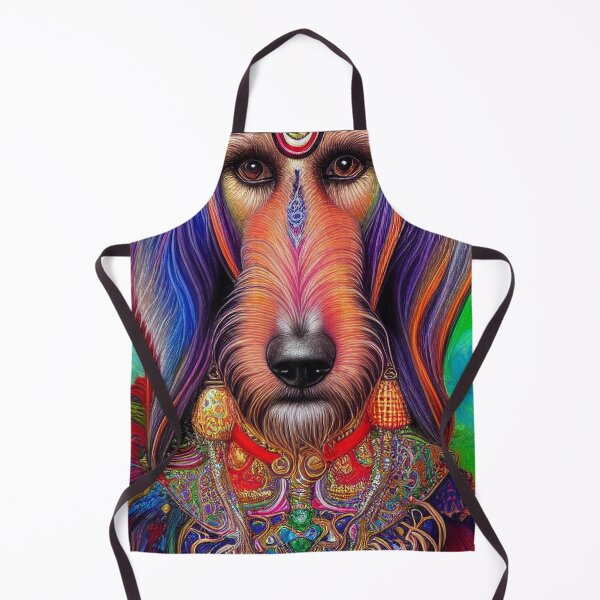 Item preview, Tribal Afghan Hound Dog Art 1 designed and sold by DiatomDesigns.
