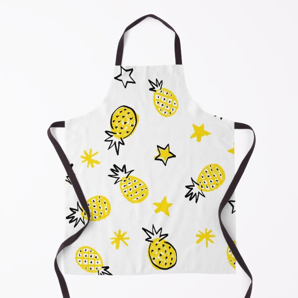 Item preview, White Starry Pineapples designed and sold by Carolina Diaz.