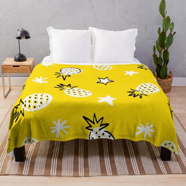 Item preview, Yellow Starry Pineapples designed and sold by Carolina Diaz.