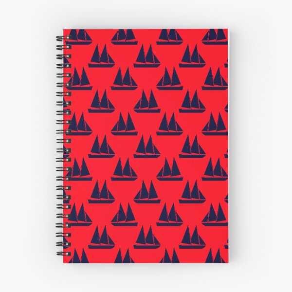 Item preview, Red and Black Sail Boats designed and sold by ChristinasMess.