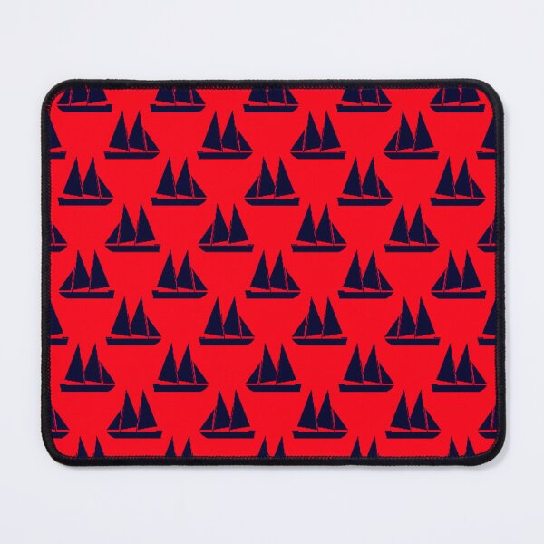 Item preview, Red and Black Sail Boats designed and sold by ChristinasMess.