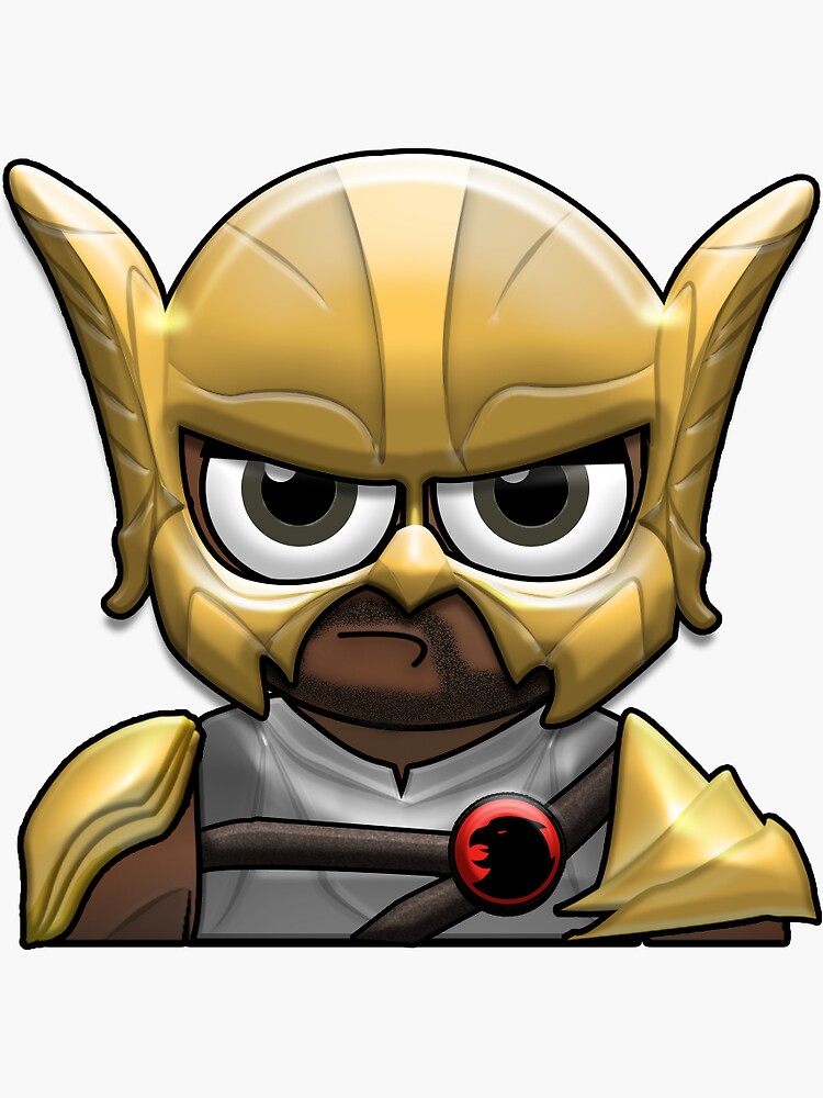 "Hawk man Emoji" Sticker for Sale by CERPDesigns Redbubble