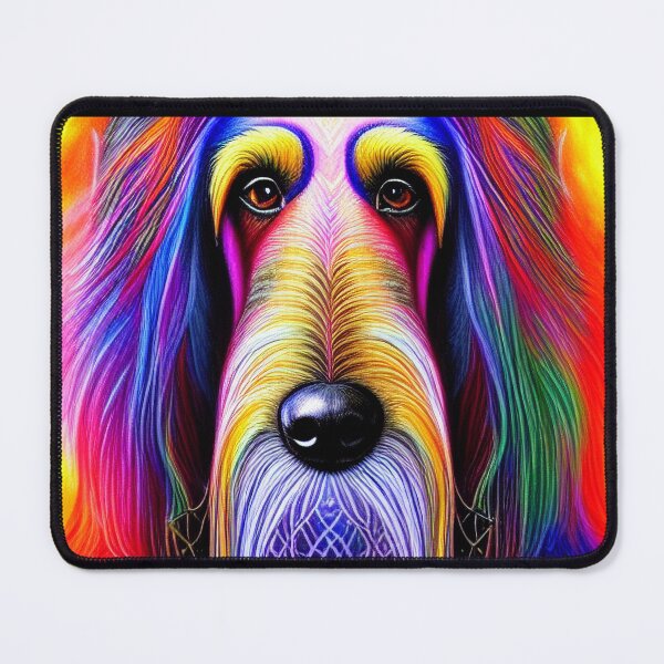 Item preview, Tribal Afghan Hound Dog Art 2 designed and sold by DiatomDesigns.