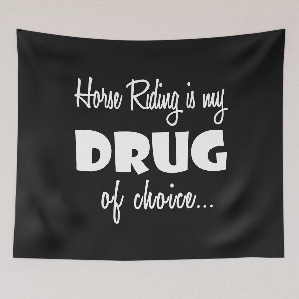 Item preview, Horse Rider Riding Love Birthday Drug of Choice designed and sold by smily-tees.