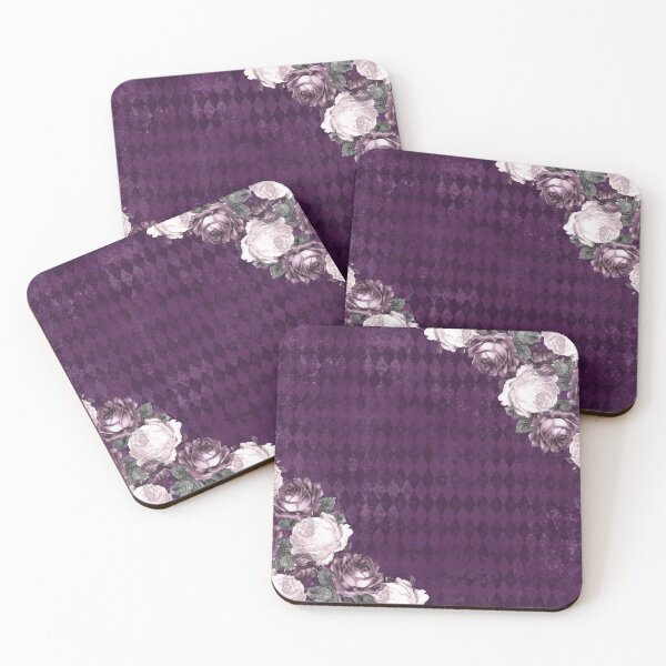 Item preview, Purple and white roses designed and sold by pnkpopcorn.