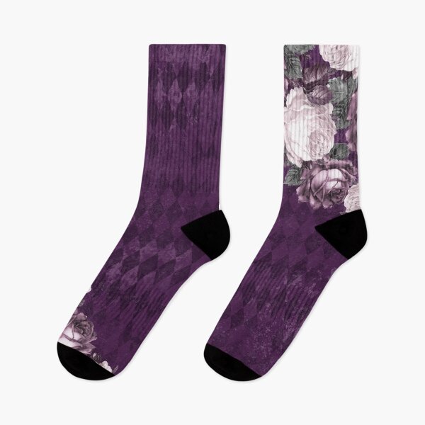 Item preview, Purple and white roses designed and sold by pnkpopcorn.