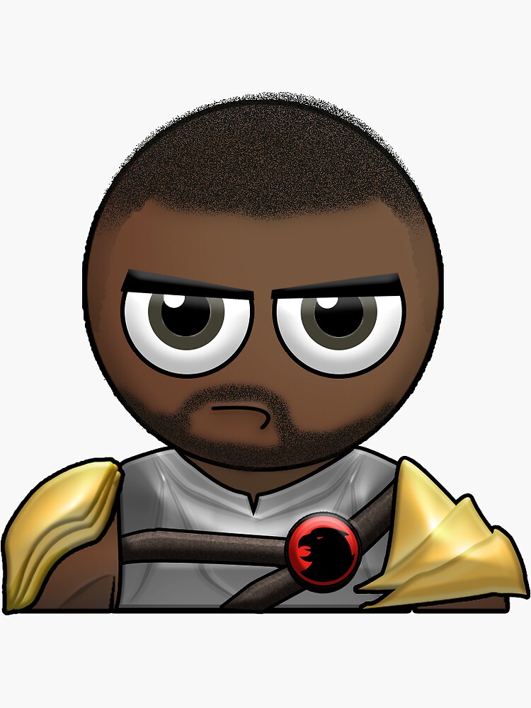 "Hawk man Emoji" Sticker for Sale by CERPDesigns Redbubble