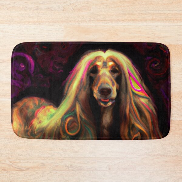 Item preview, Tribal Afghan Hound Dog Art 3 designed and sold by DiatomDesigns.