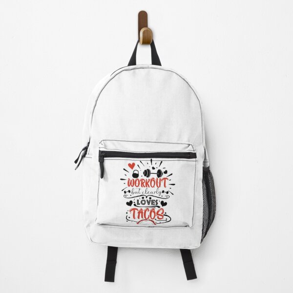 Item preview, Worksout But Clearly Loves Tacos - Funny Food Lovers designed and sold by ZETTIF ⭐⭐⭐⭐⭐.