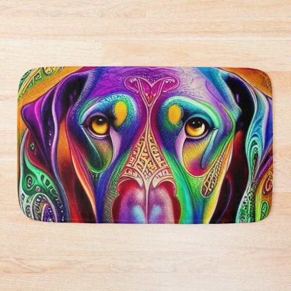 Item preview, Tribal Great Dane Dog Art 1 designed and sold by DiatomDesigns.