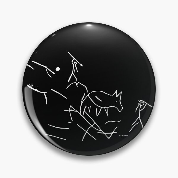 Item preview, Rock image Petroglyph "Hunting a boar" designed and sold by Market-Nebho.