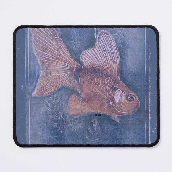 Item preview, Fish Print on Blue Background - dePace' designed and sold by mrpropcake.