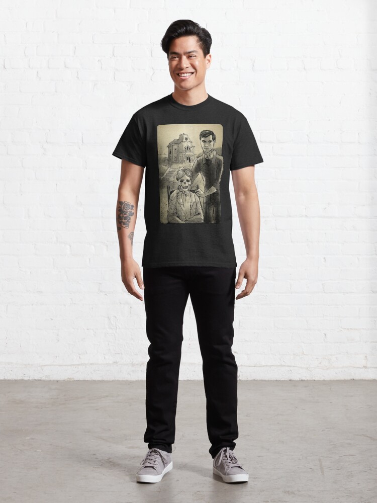 norman bates t shirt