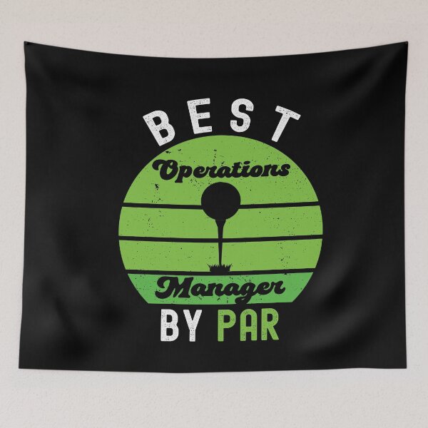 Item preview, Best Operations Manager By Par Funny Operations Manager Golf Lover designed and sold by SharpThreadZ.