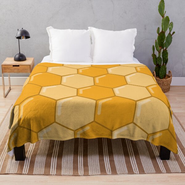 Item preview, Bee Pattern Hexagonal Honey designed and sold by nouvinamed.