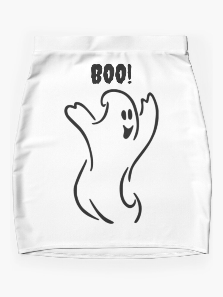 Discover Funny Ghost Mini Skirt