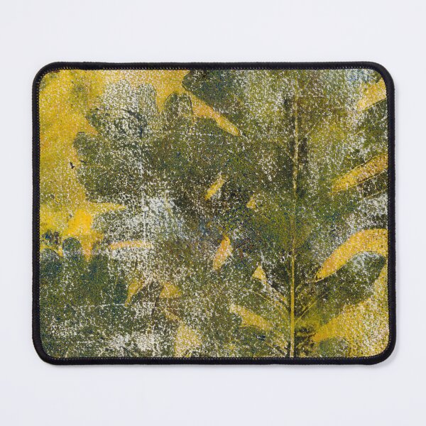 Item preview, Oak Leaf Monoprint titled 'Oak Plays Its Hand' designed and sold by KeeleyArtPrint.