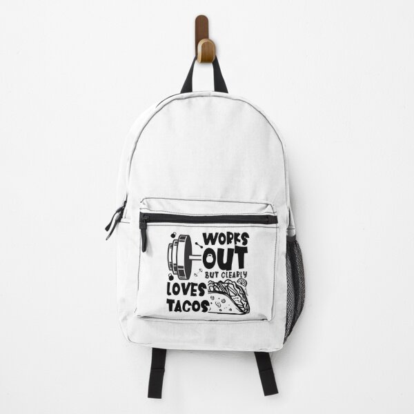 Item preview, Workout But Clearly Loves Tacos - Funny Food Lovers designed and sold by ZETTIF ⭐⭐⭐⭐⭐.