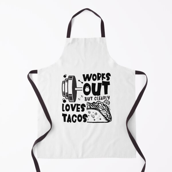 Item preview, Workout But Clearly Loves Tacos - Funny Food Lovers designed and sold by ZETTIF ⭐⭐⭐⭐⭐.