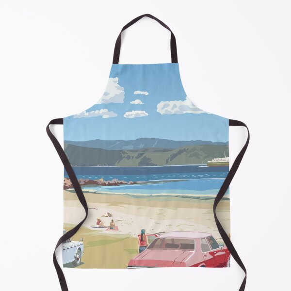 Item preview, Scorching Bay with Interislander Ferry, Wellington designed and sold by contourcreative.