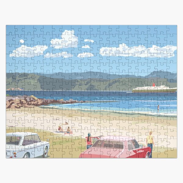 Item preview, Scorching Bay with Interislander Ferry, Wellington designed and sold by contourcreative.